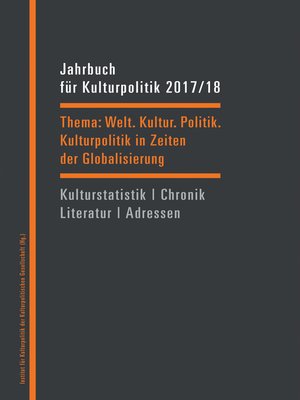 cover image of Jahrbuch für Kulturpolitik 2017/18